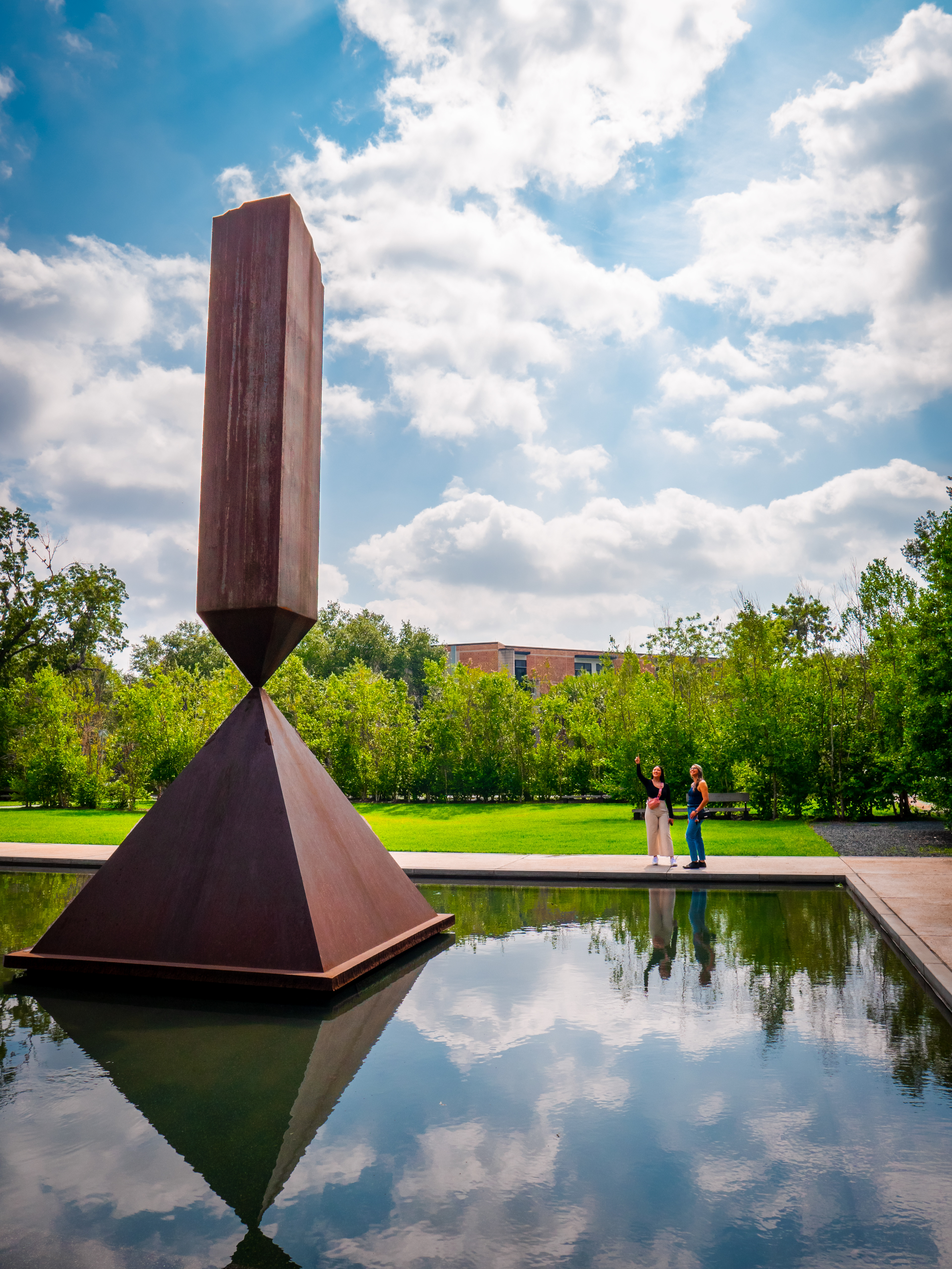 Broken Obelisk by Barnett Newman
