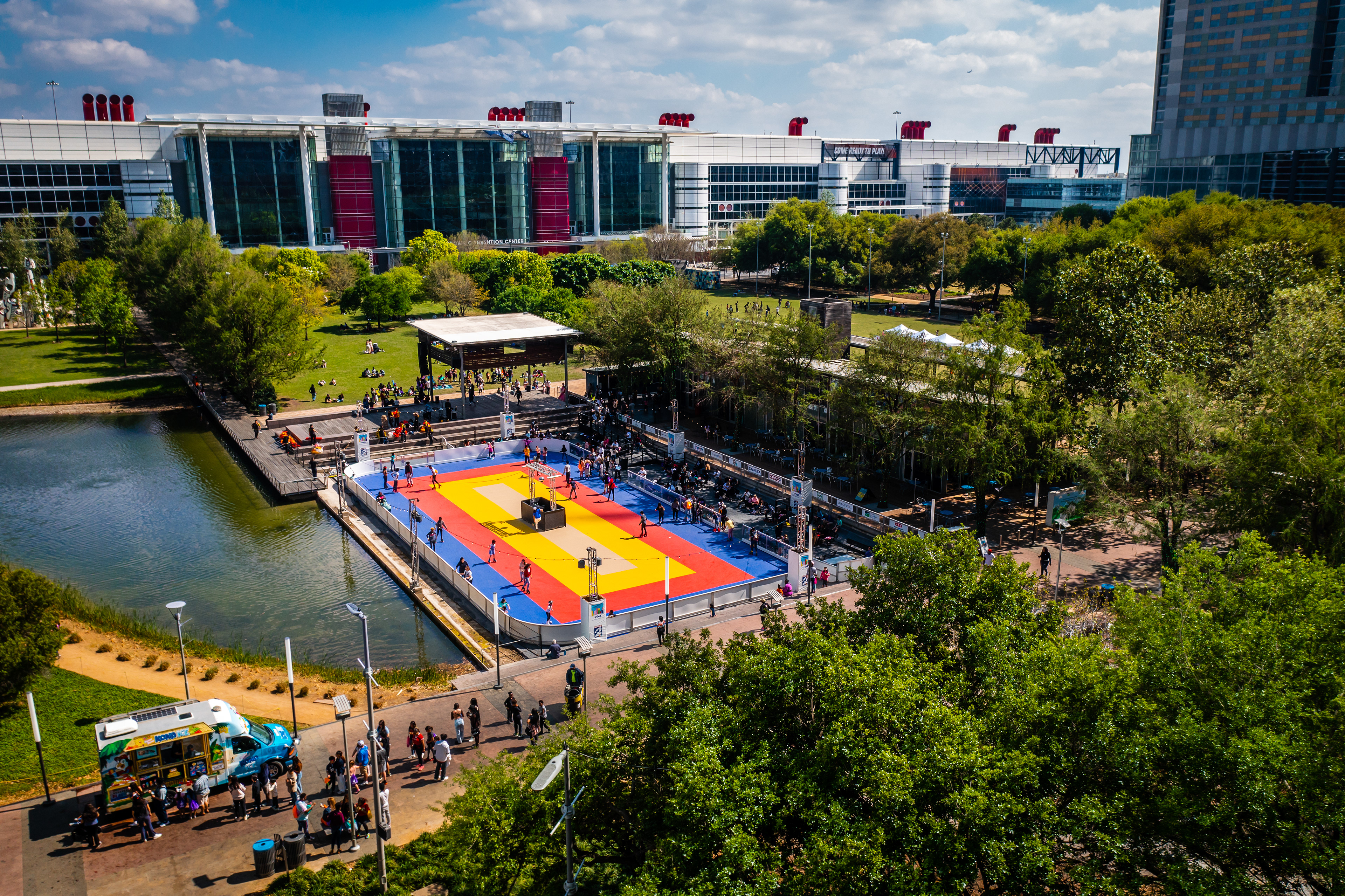 Roller Rink at Discovery Green