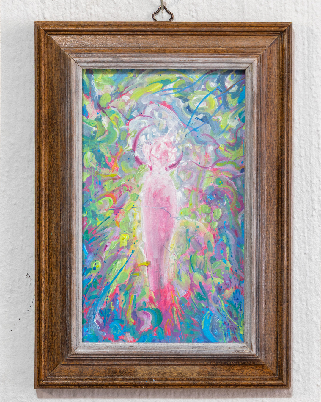 Erscheinung 1 - 2026, Acryl auf MDF, 12,5×20 cm
