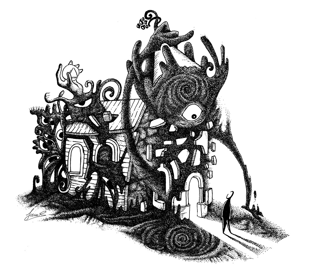 Welcome Home - Tattoodesign - Marker