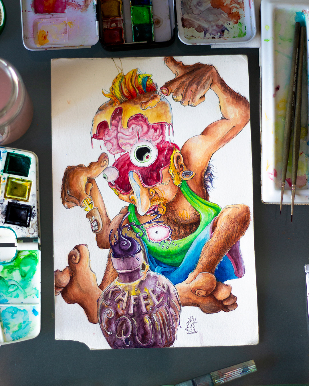 Stay Awake, Aquarell