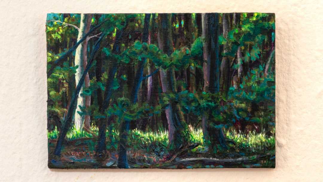 Prophet - 2026, Acryl auf MDF, 11,9×8,7 cm, VERKAUFT