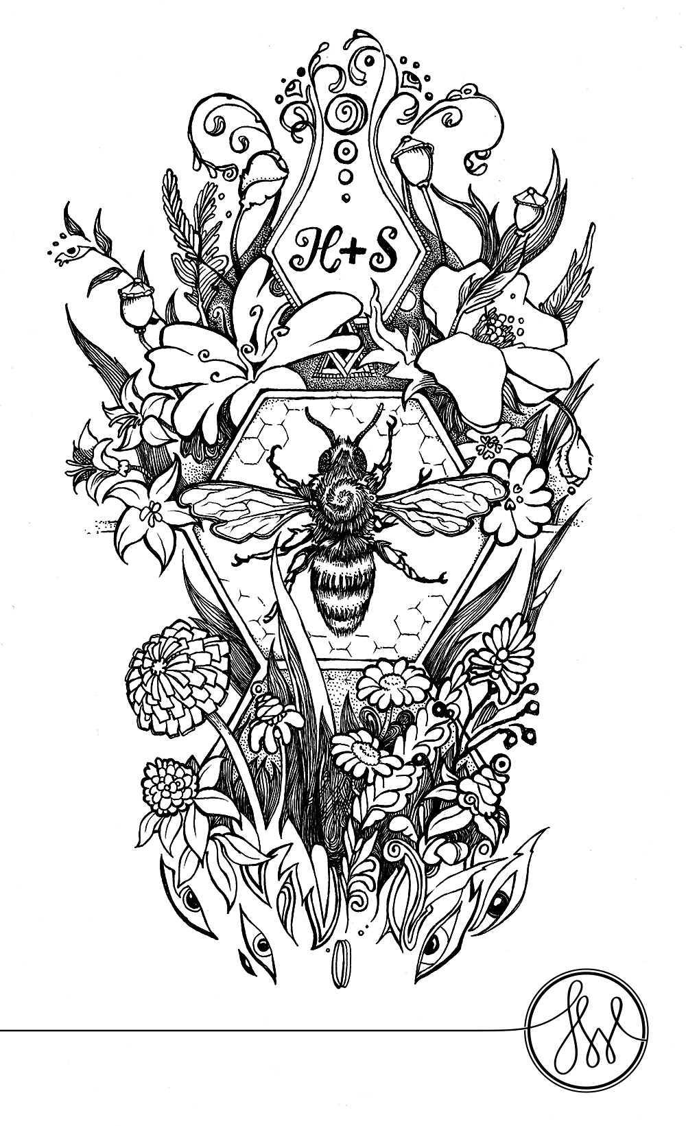To Bee or not to Bee, Tattoodesign