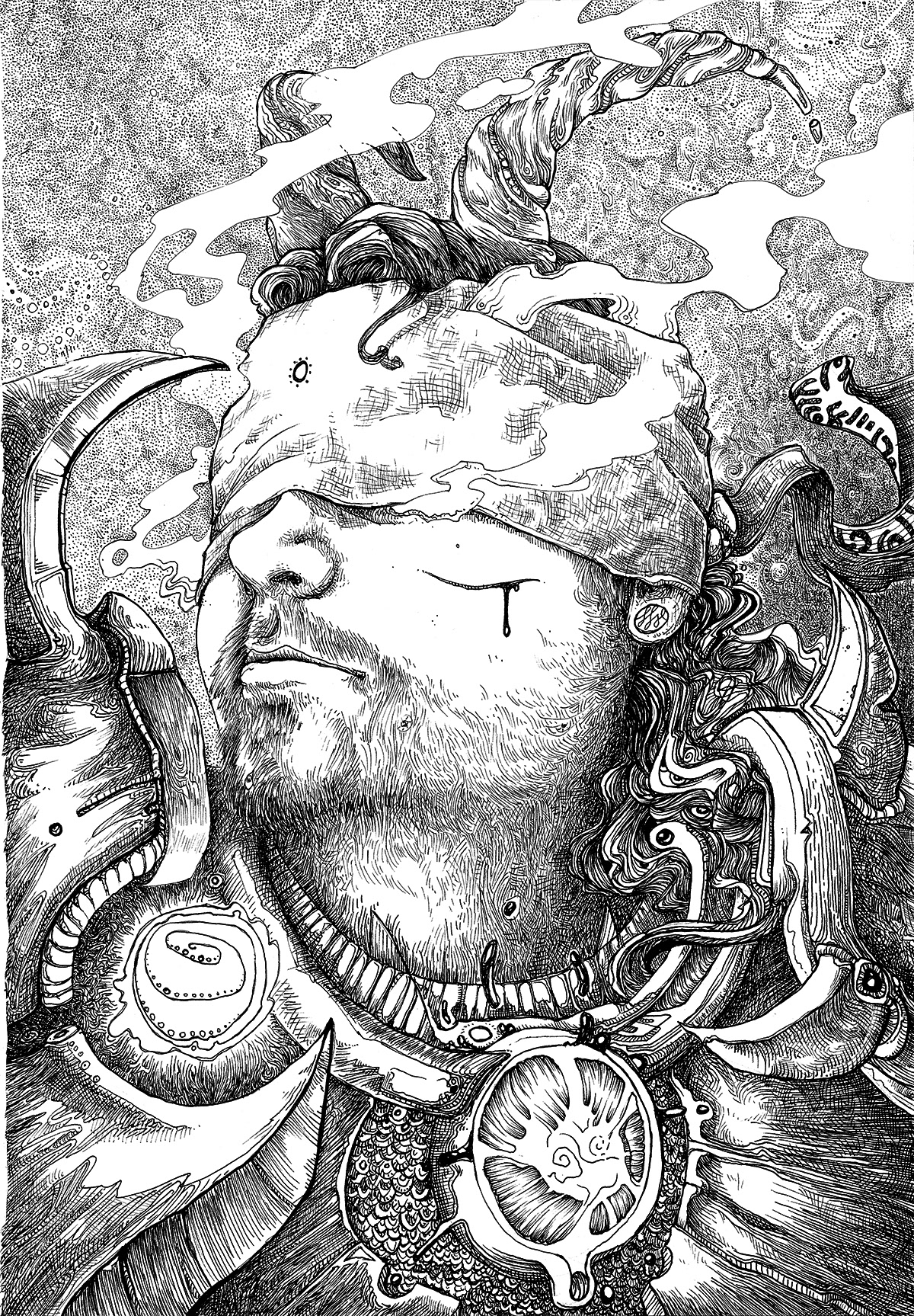 Dämonenjäger Maddin - Marker in Sketchbook