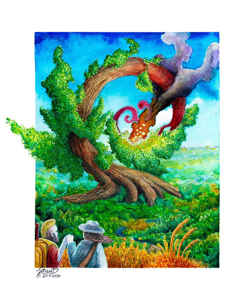 Aquarell Tree 7 - Adventure