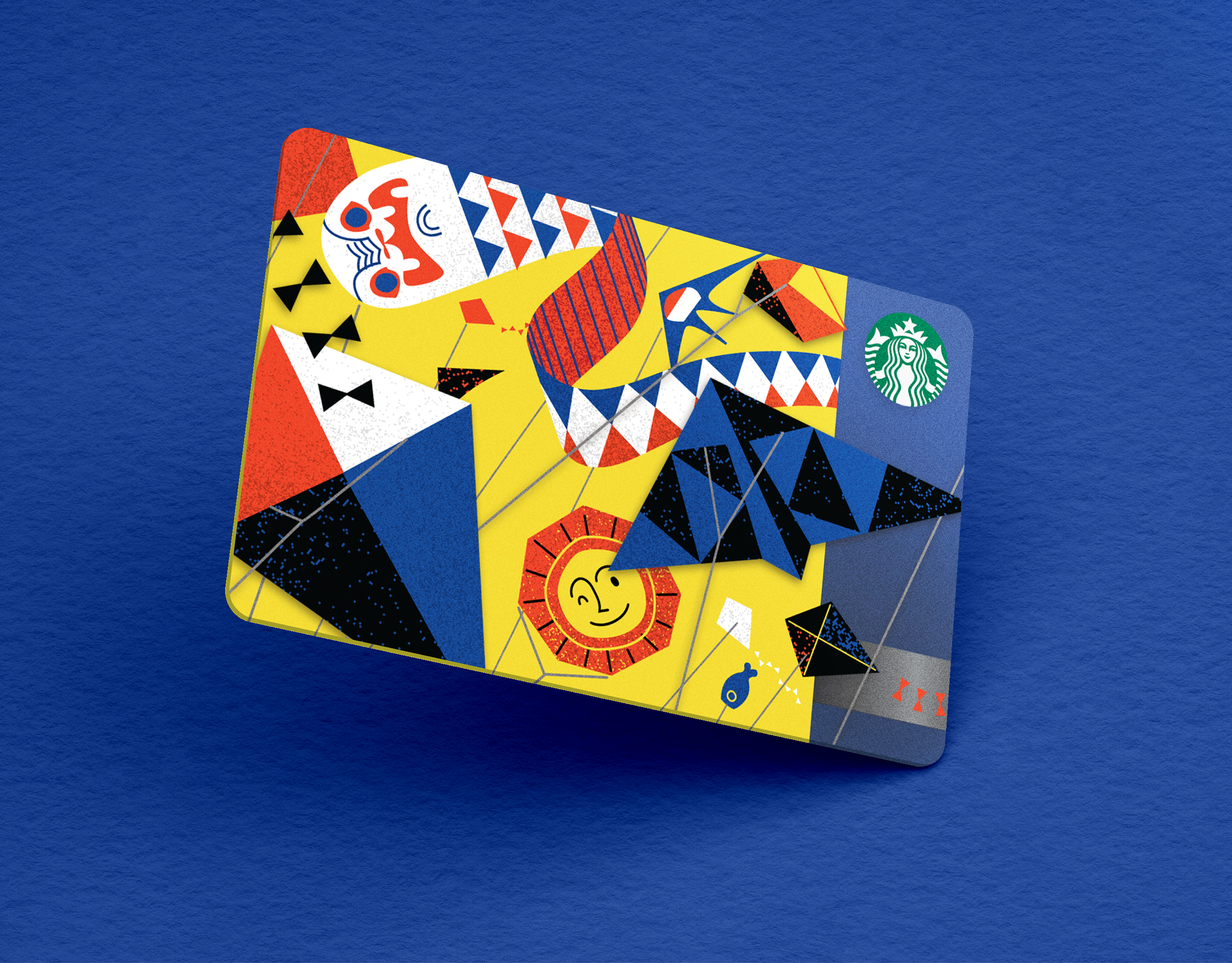 starbucks coffee gift card design and illustration mockup by chelsea wirtz studio