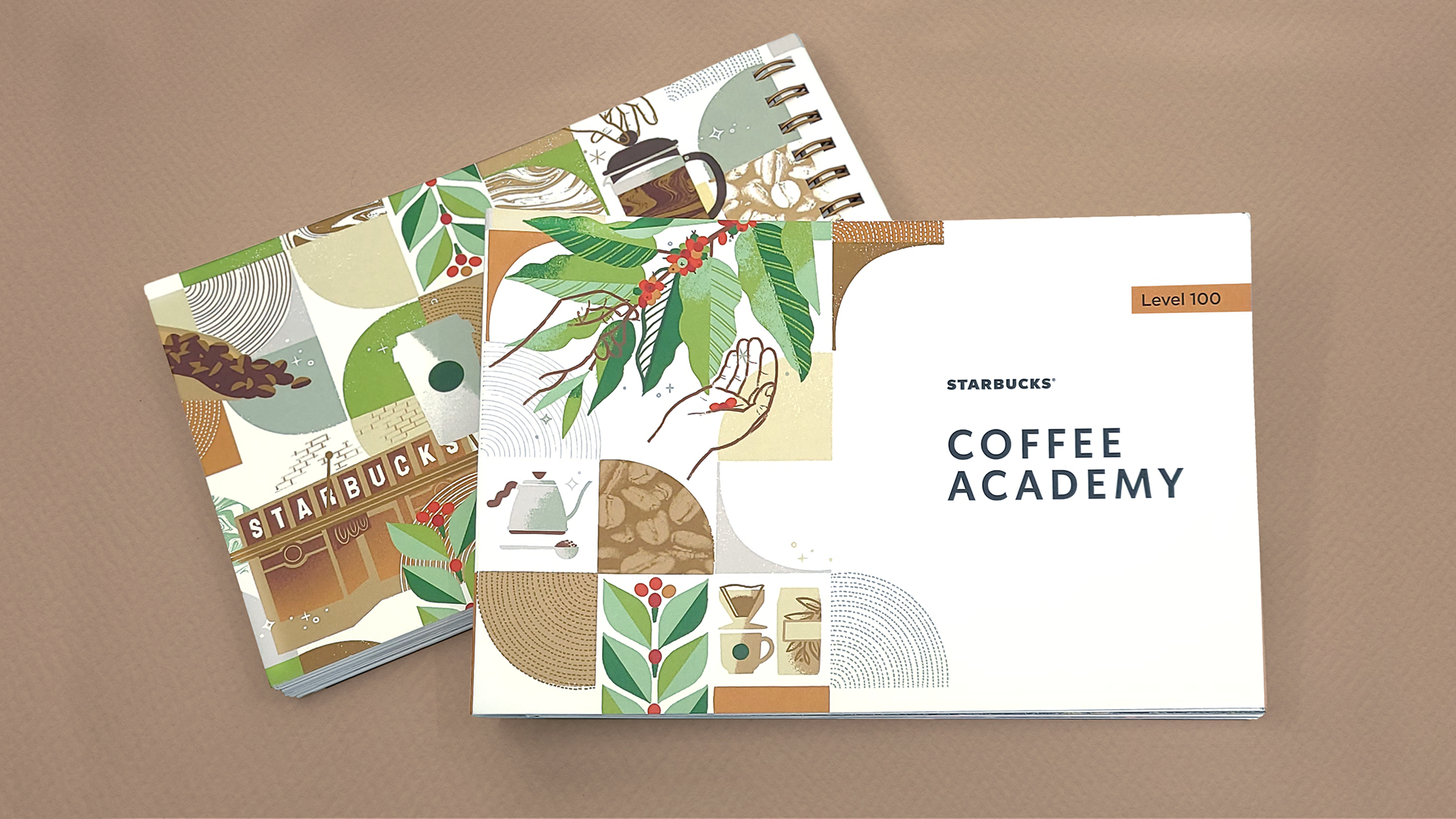 Starbucks Coffee Stationery Cards by Accorden2Worden