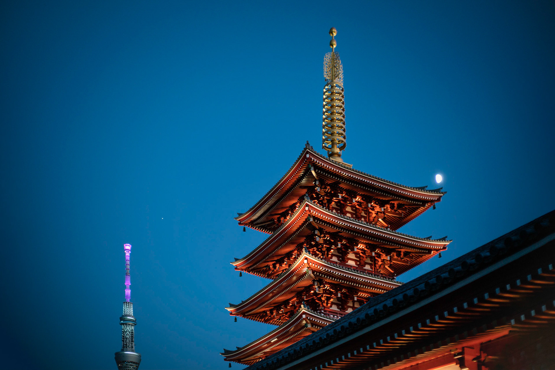 Five Storied Pagoda, Sensoji Temple - Japan 2022