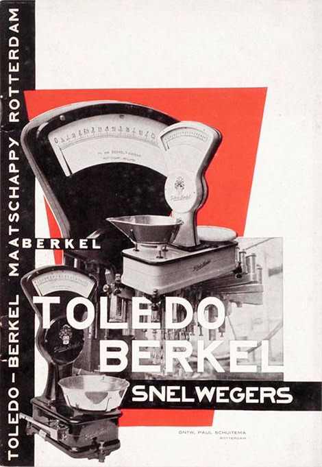 Toledo Berkel Express Weighing Machines, Schuitema, 1927