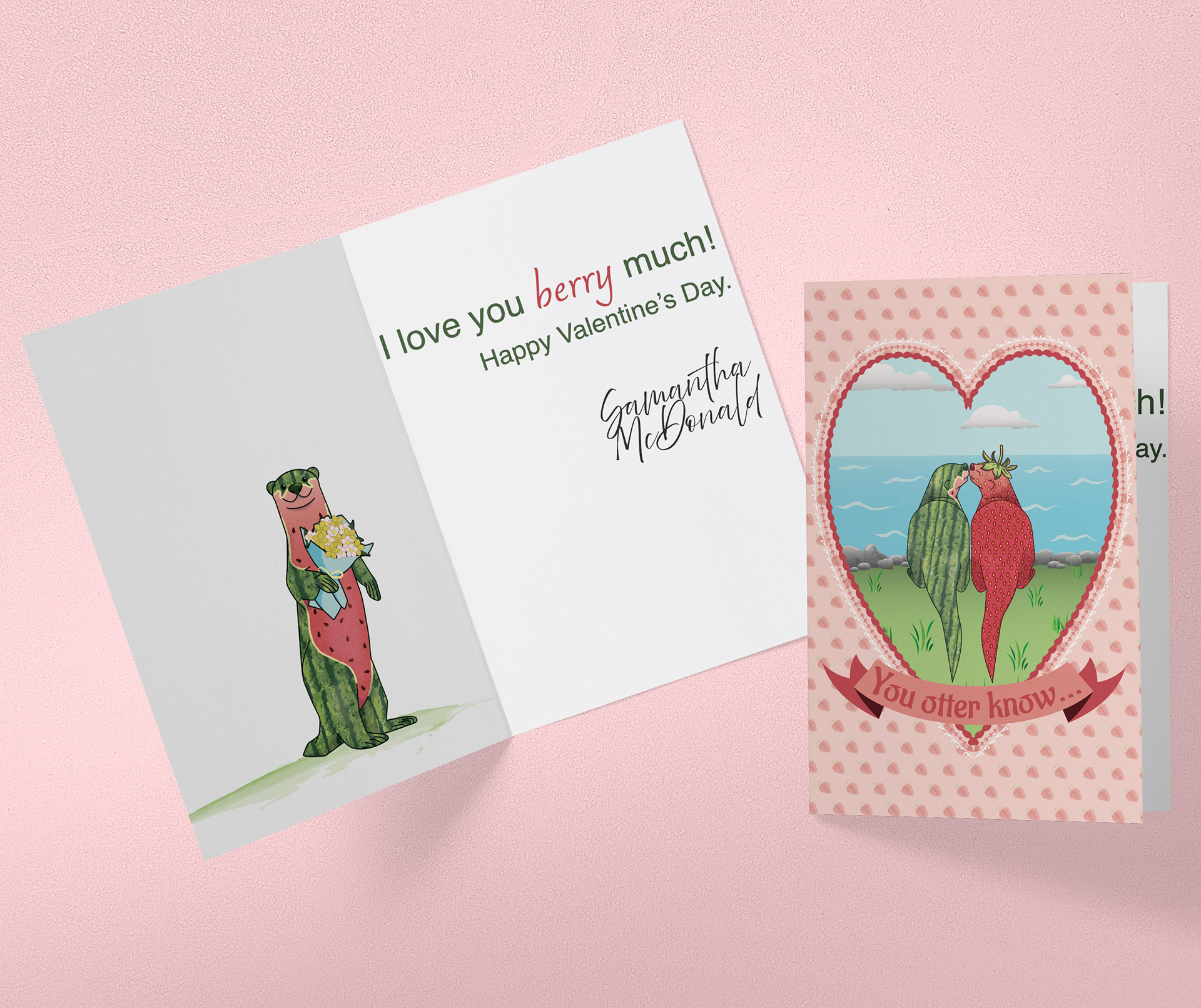 Valentine's Card Mockup