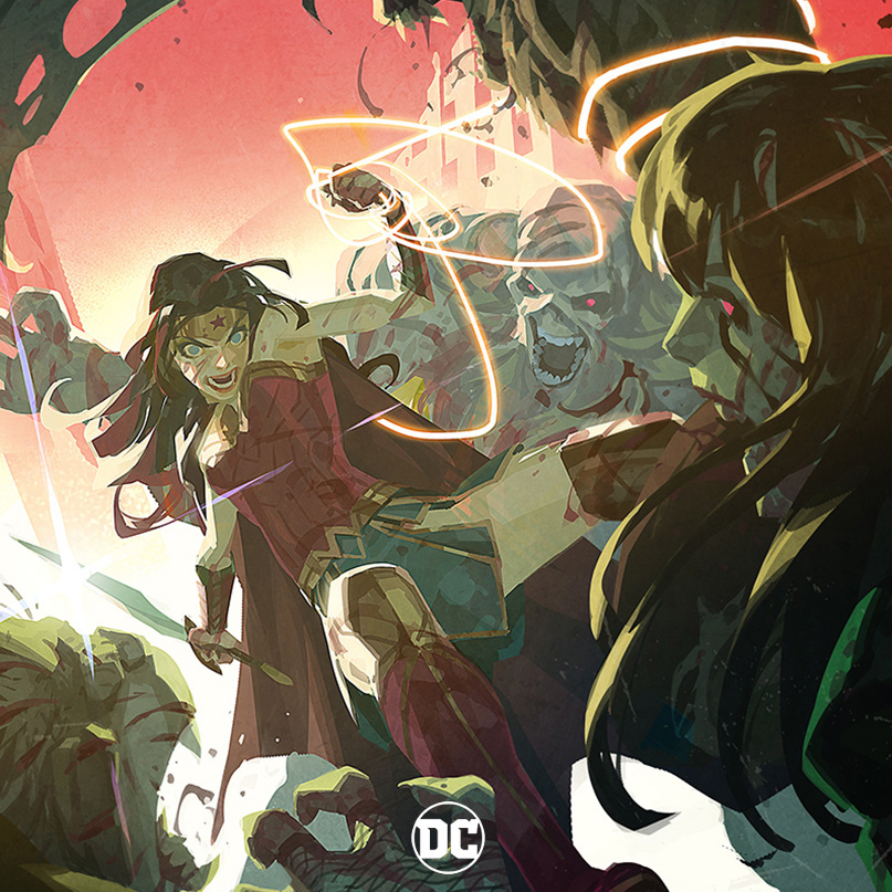 toni infante ★ PORTFOLIO - Justice League Dark #16 COVER