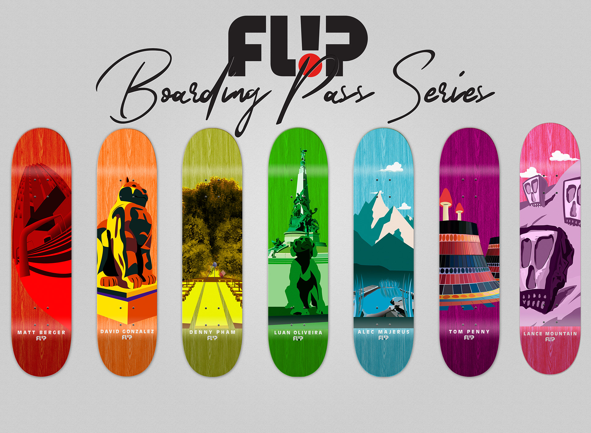 flip skateboards boarding pass series