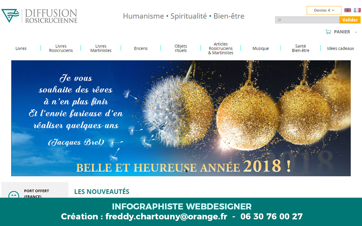 Création visuel slider site web drc.fr