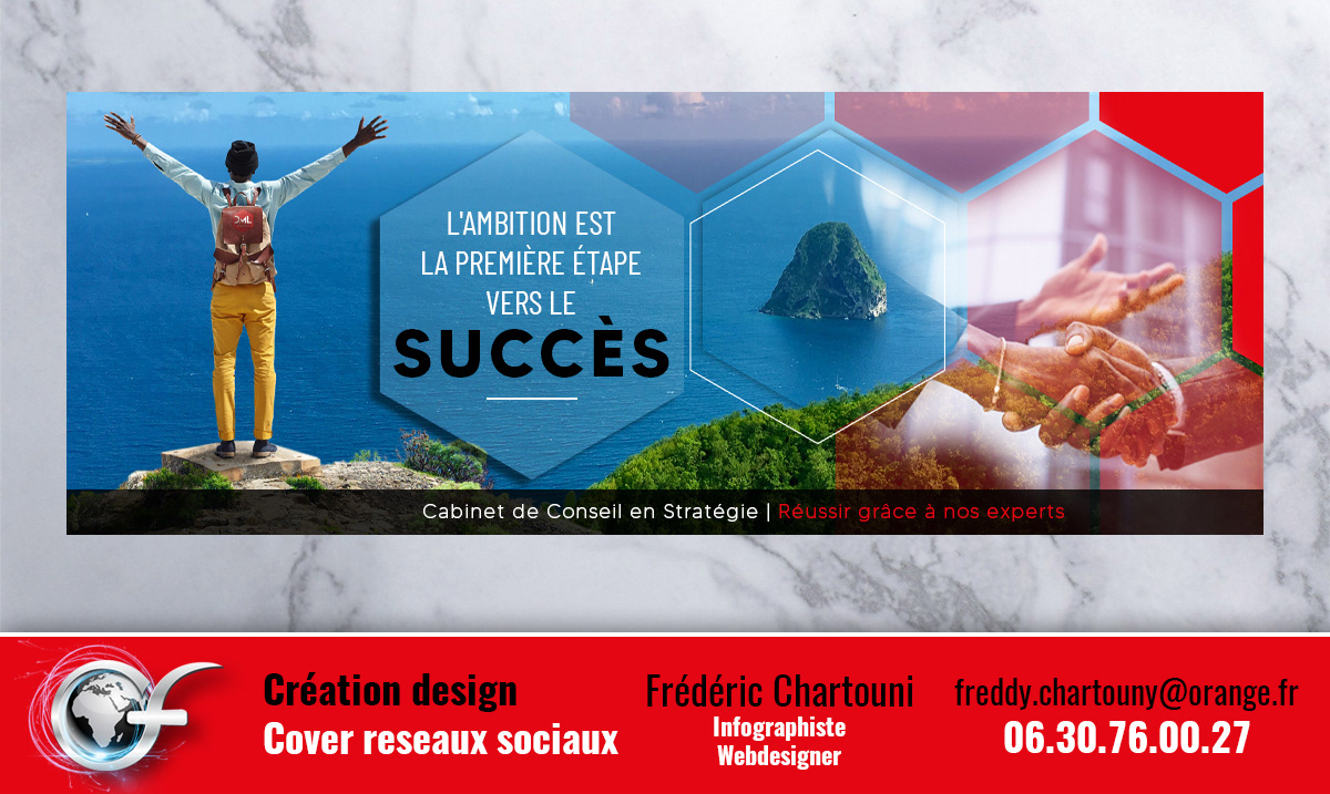 Création visuel pour le site web DML & Partners