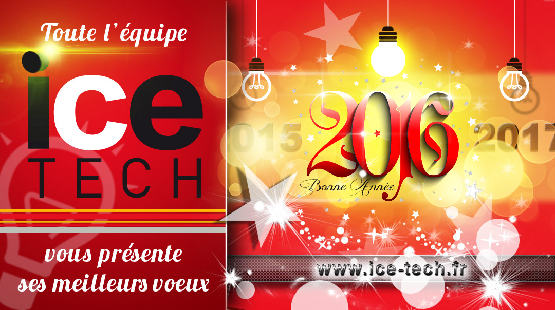 Création Meilleurs vœux 2016 Ice Tech