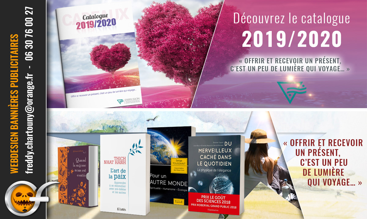 Création visuels pub pour slider site web