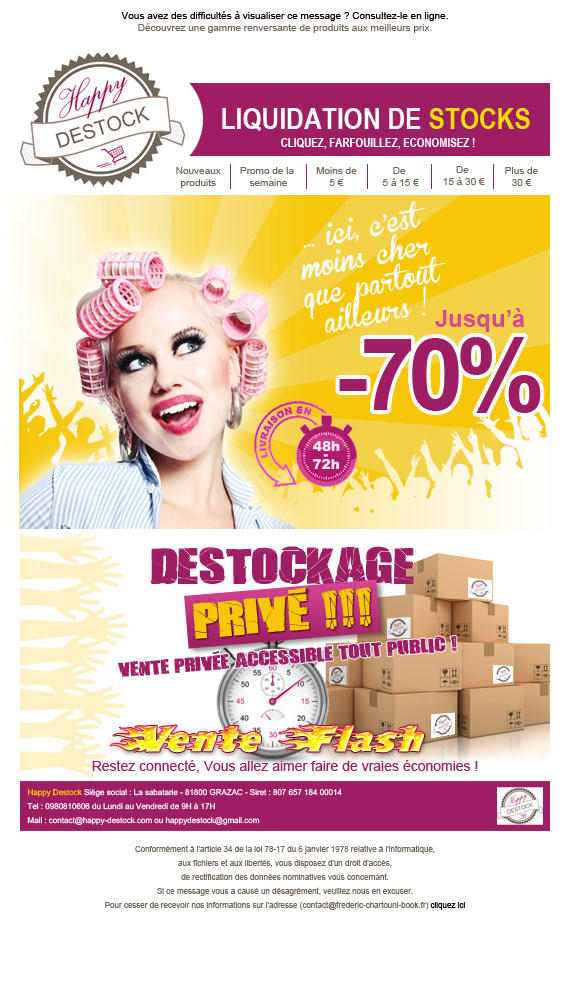 Création E-Mailing HTML