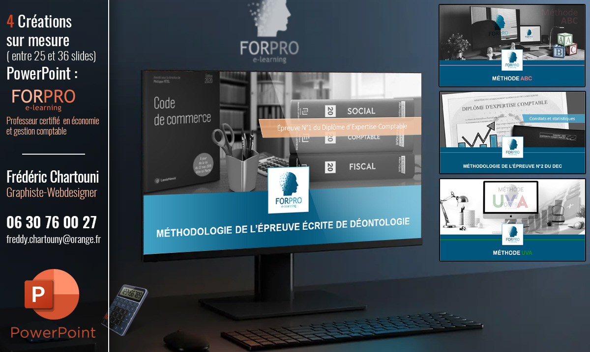 Création Powerpoint pour l'entreprise Forpro