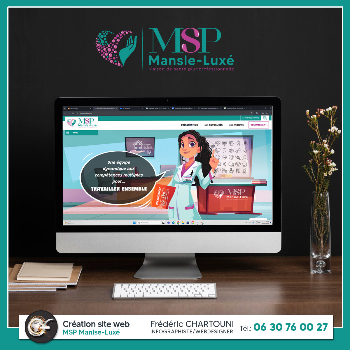 Création site internet MSP Mansle-Luxé