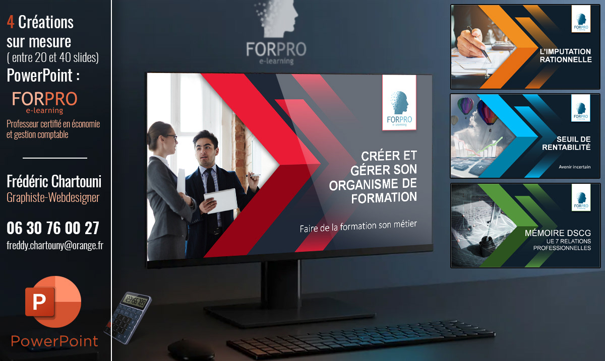 Création Powerpoint pour l'entreprise Forpro