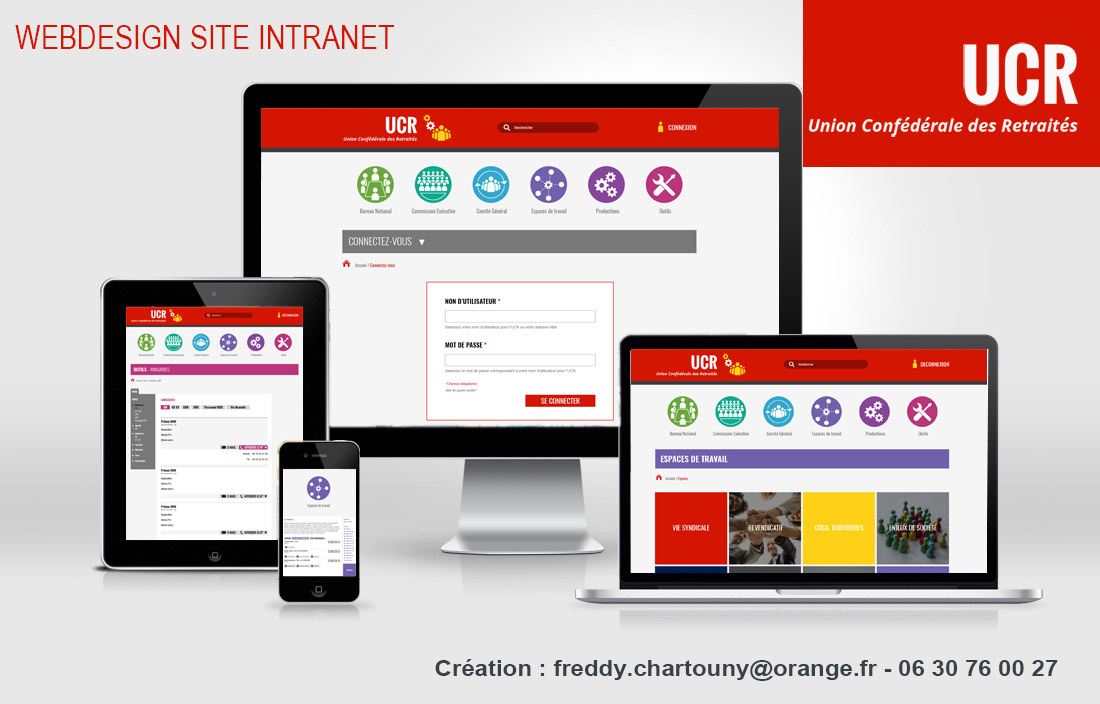 Création webdesign (ergonomie, arborescence, typo, icône, visuels personnalisés,...)