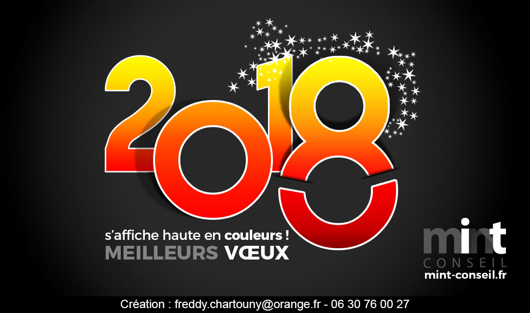 Création Meilleurs vœux 2018