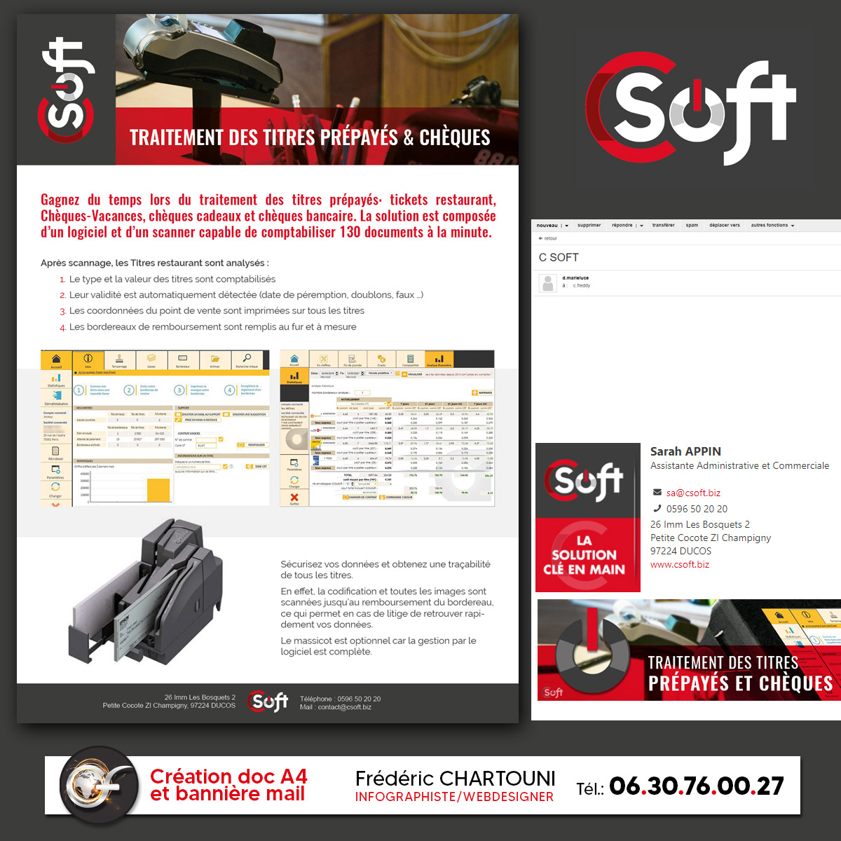 Création Doc et bannière signature mail - CSoft