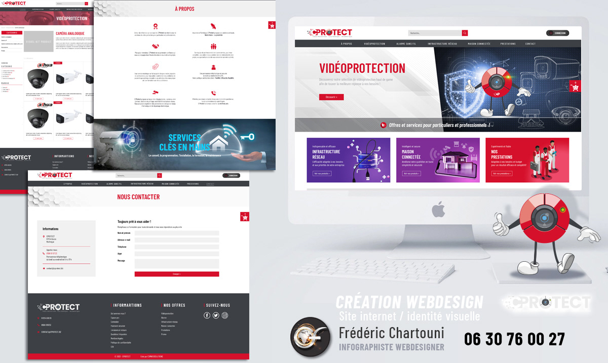 Création webdesign site internet https://cprotect.biz/