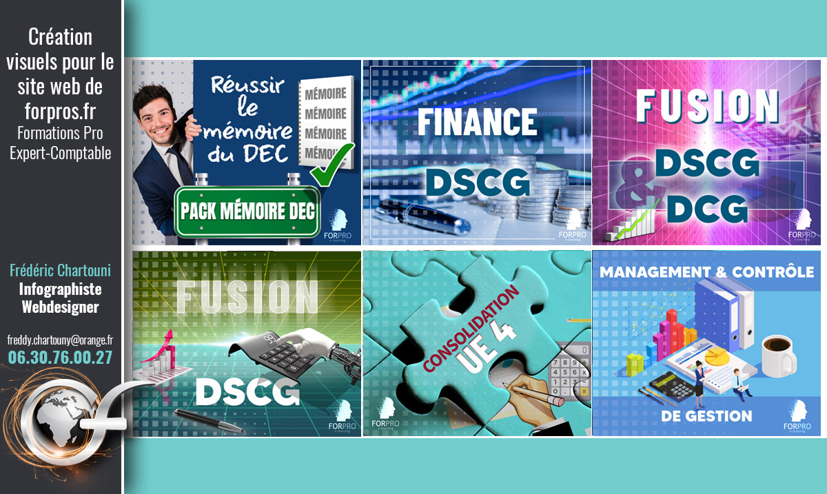 Création vignette web pour le site internet forpros.fr
