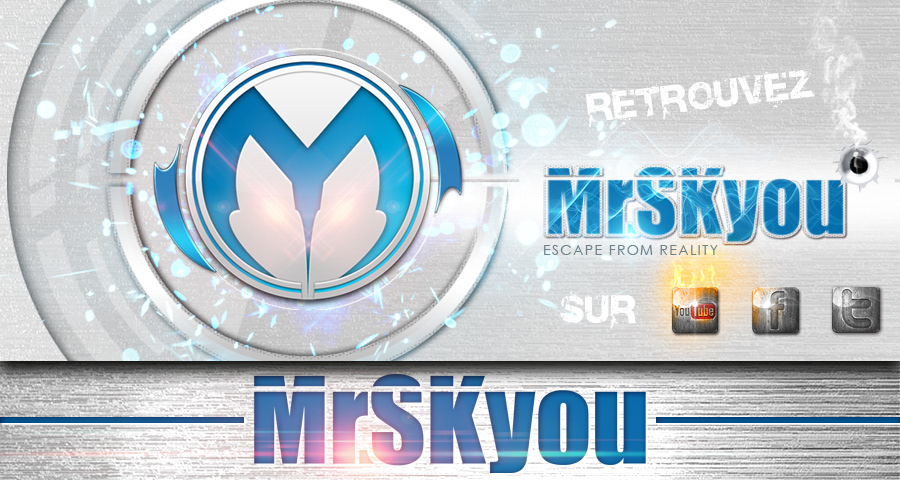 Création bannière Youtube, Facebook, Twitter Mr. SKyou