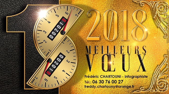 Création Meilleurs vœux 2018