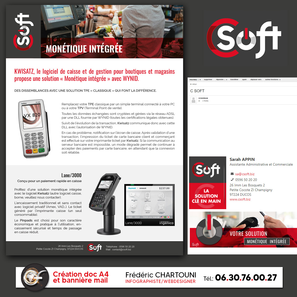 Création Doc et bannière signature mail - CSoft