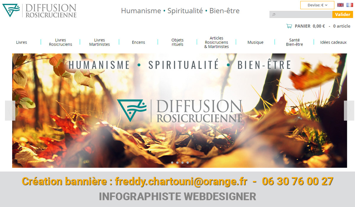 Création visuel slider site web pour le site web drc.fr