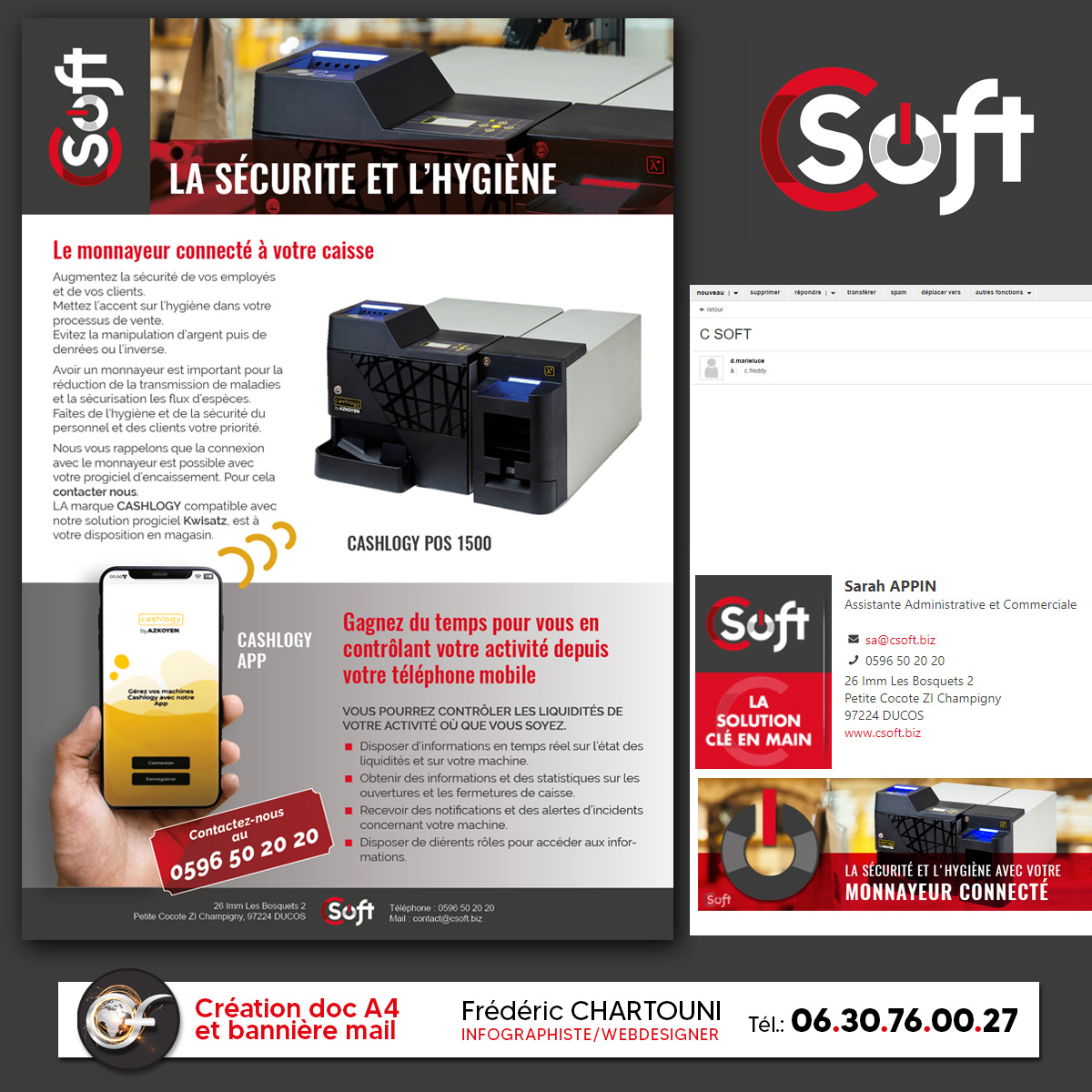 Création Doc et bannière signature mail - CSoft