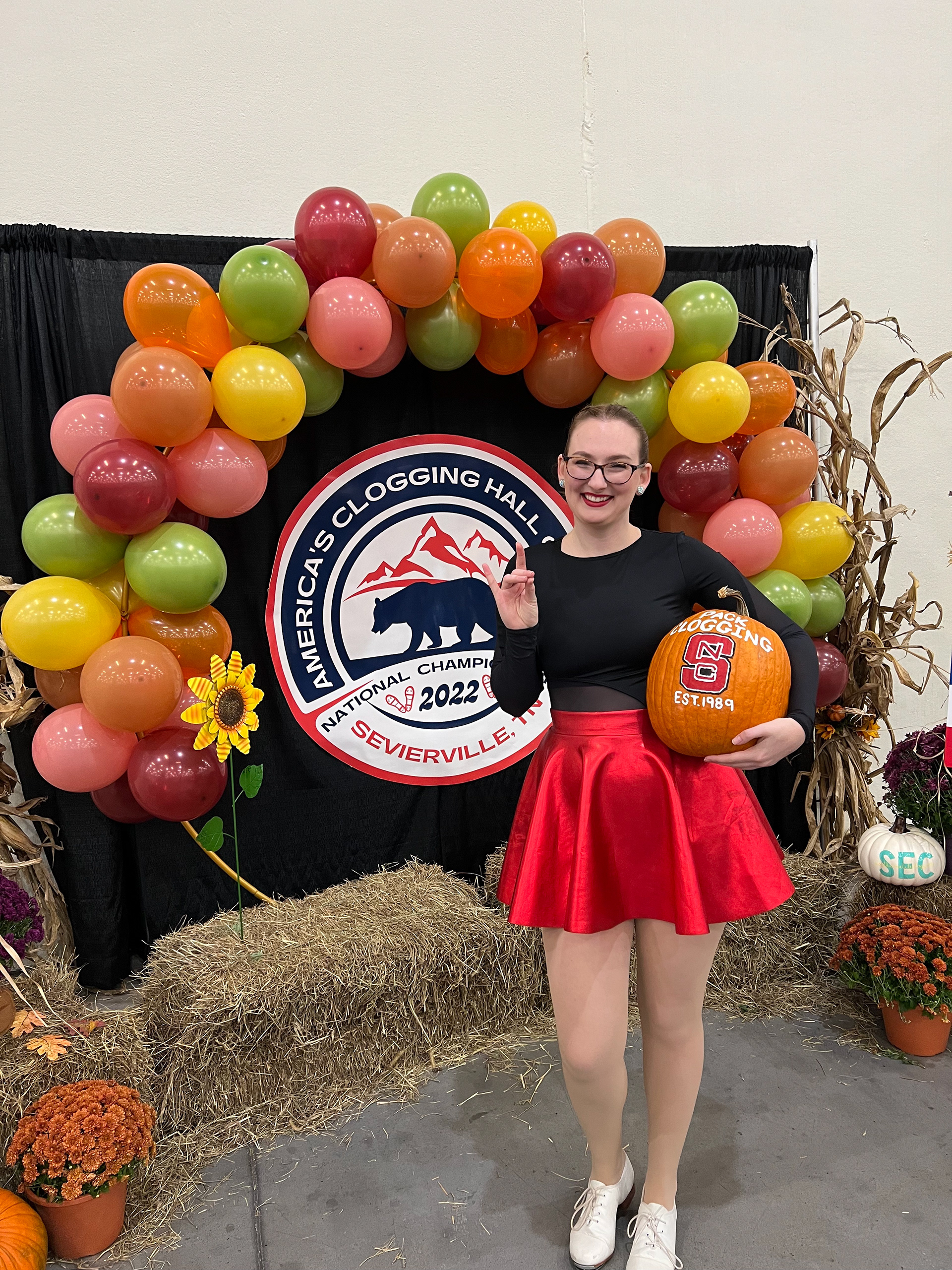 I've been clogging for over 15 years! Taken at ACHF Nationals 2022.