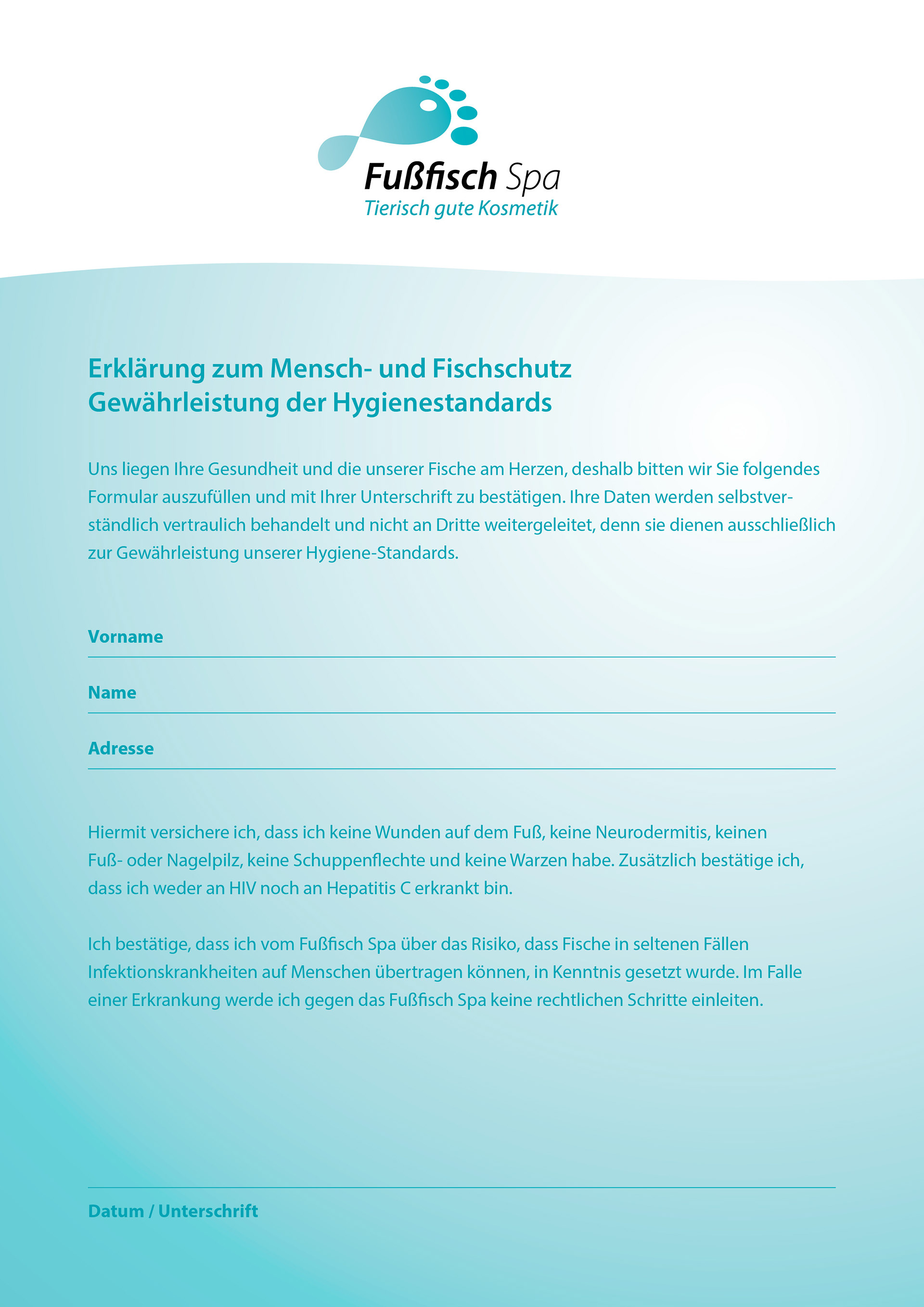 Fußfisch-SPA-Kosmetik – HELLOGRAPH | Design-Potsdam