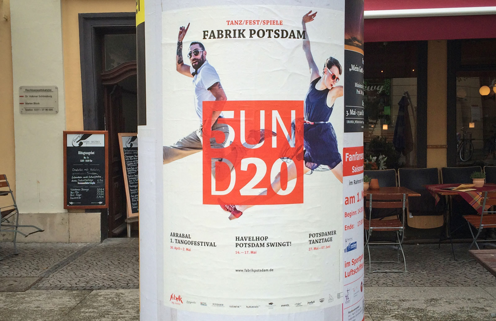 Plakatserie für das 25 Jährige Jubiläum der fabrik Potsdam – HELLOGRAPH | Design-Potsdam