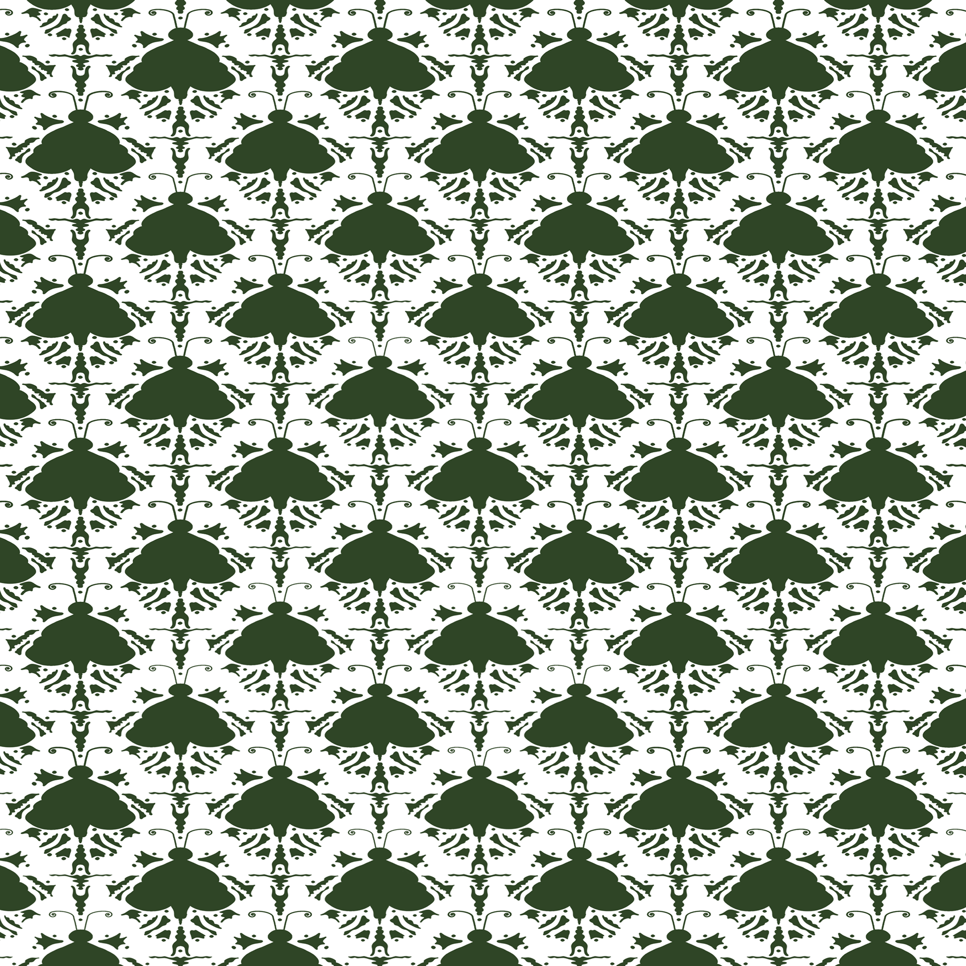 Woodcut Style Pattern Design by Michelle Meyer