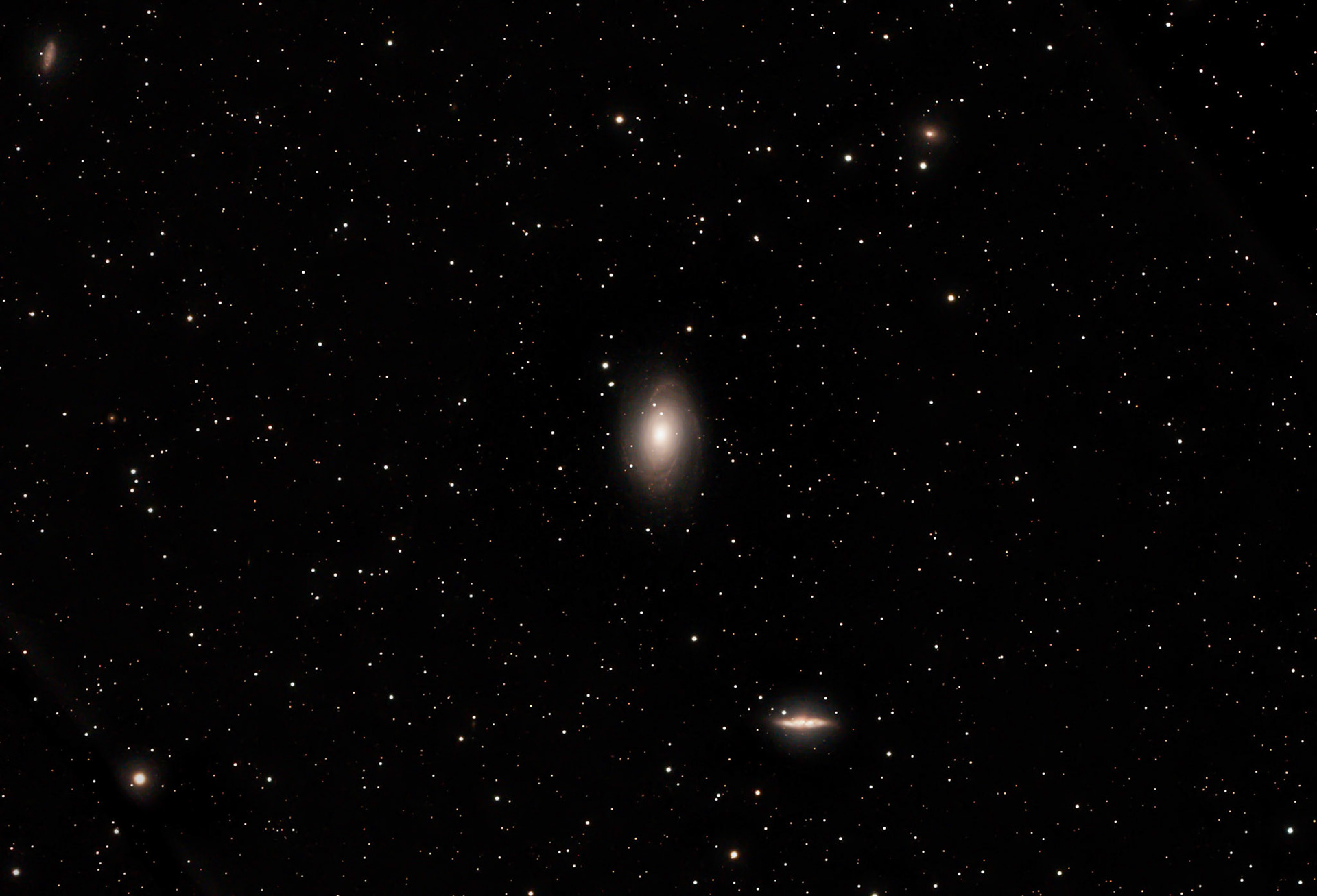 Bode's and Cigar Galaxies (M81 and M82)