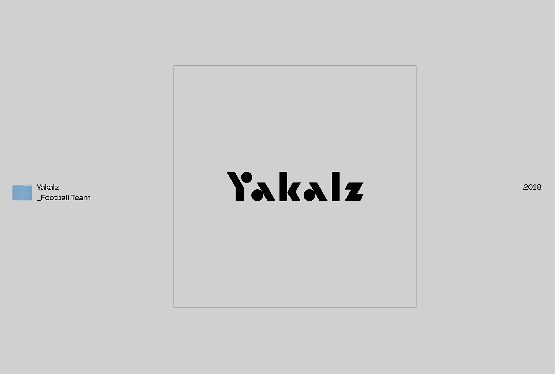 Logo design by Byron Co for Yakalz, a football team