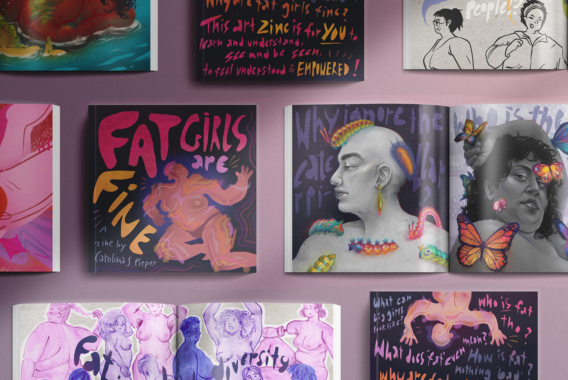 Zine Mockup Overview