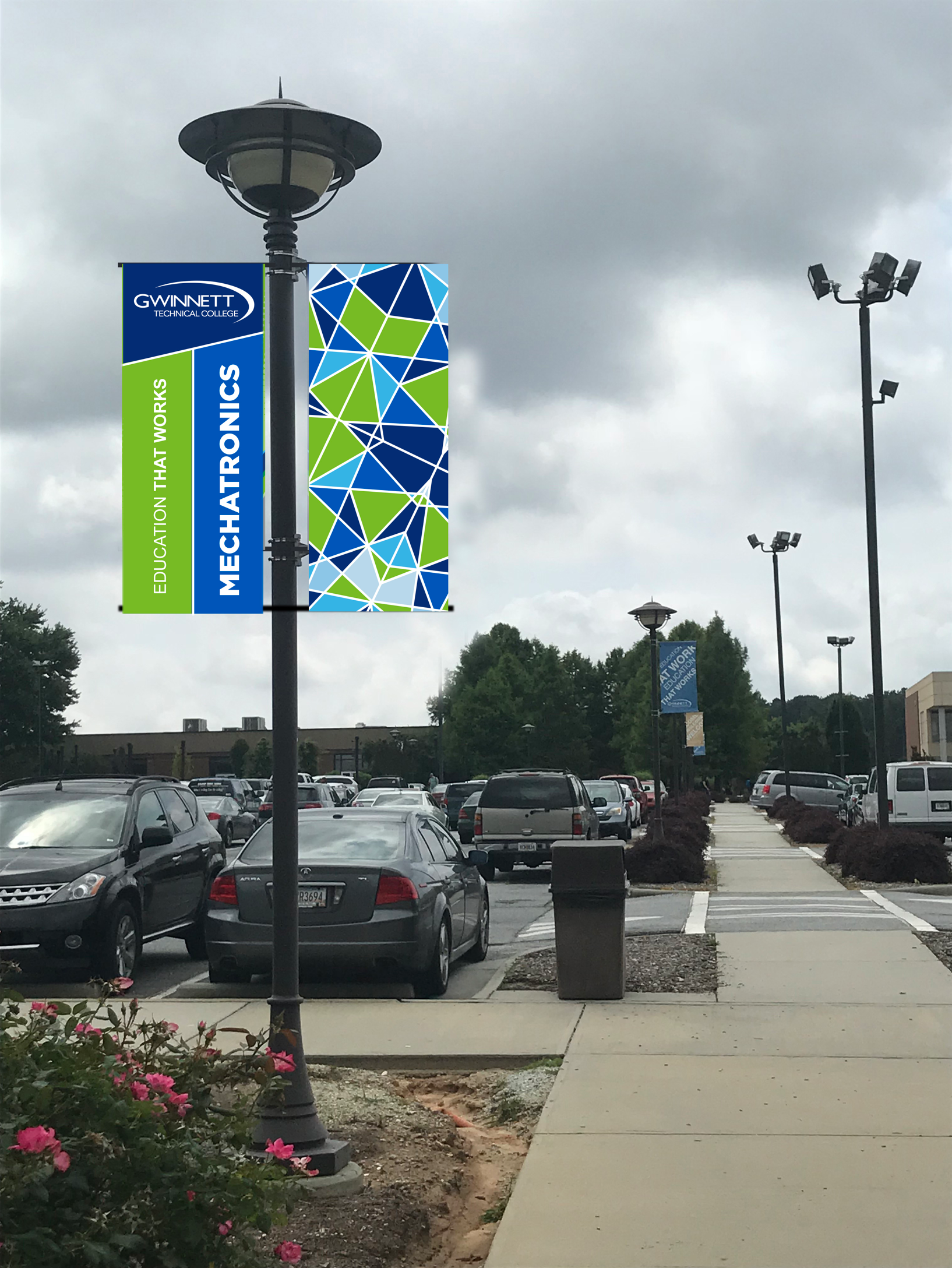 Concept for new light pole banners