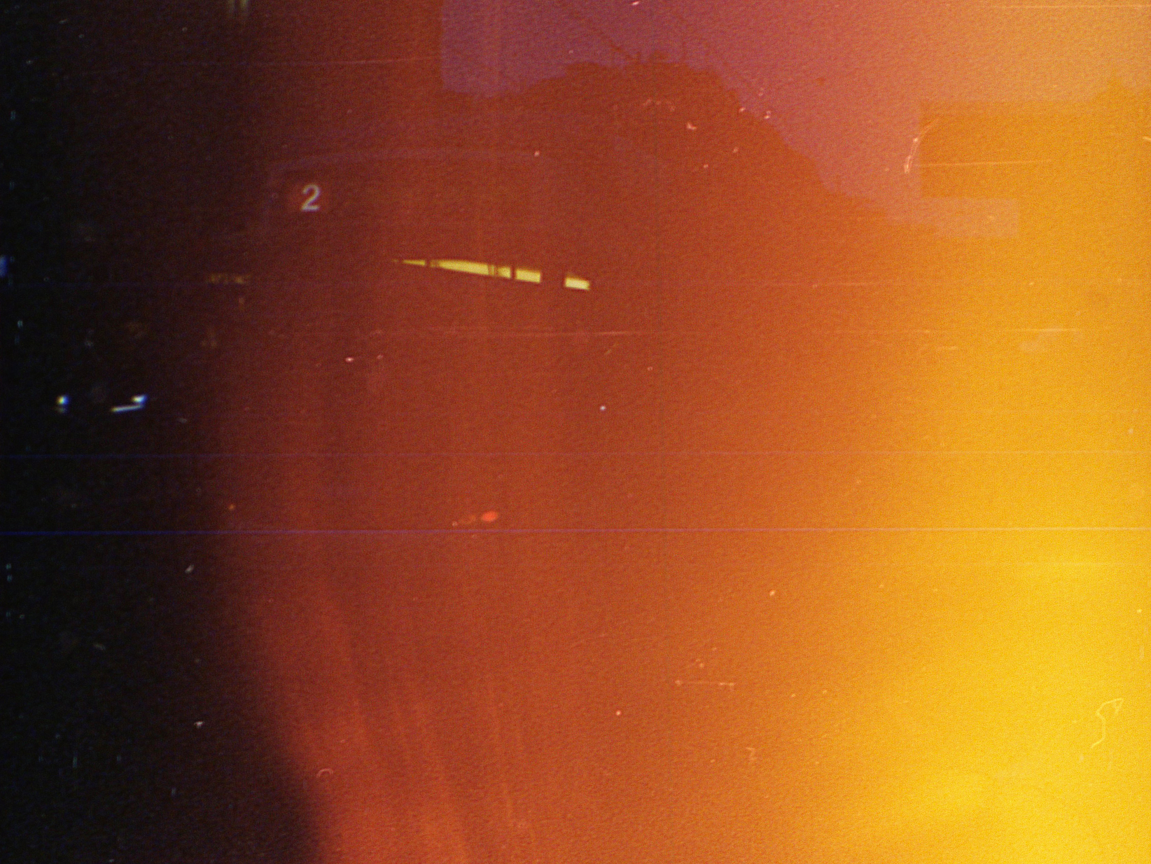 Ruined film creating art, Zurich 2020