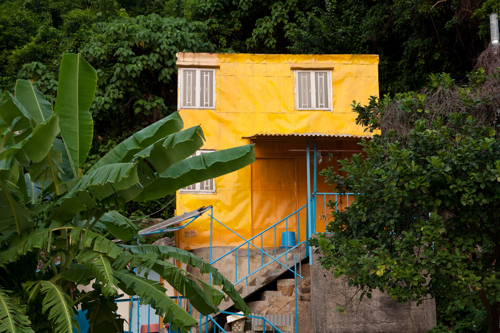 Haus auf Lamma Island in Hongkong