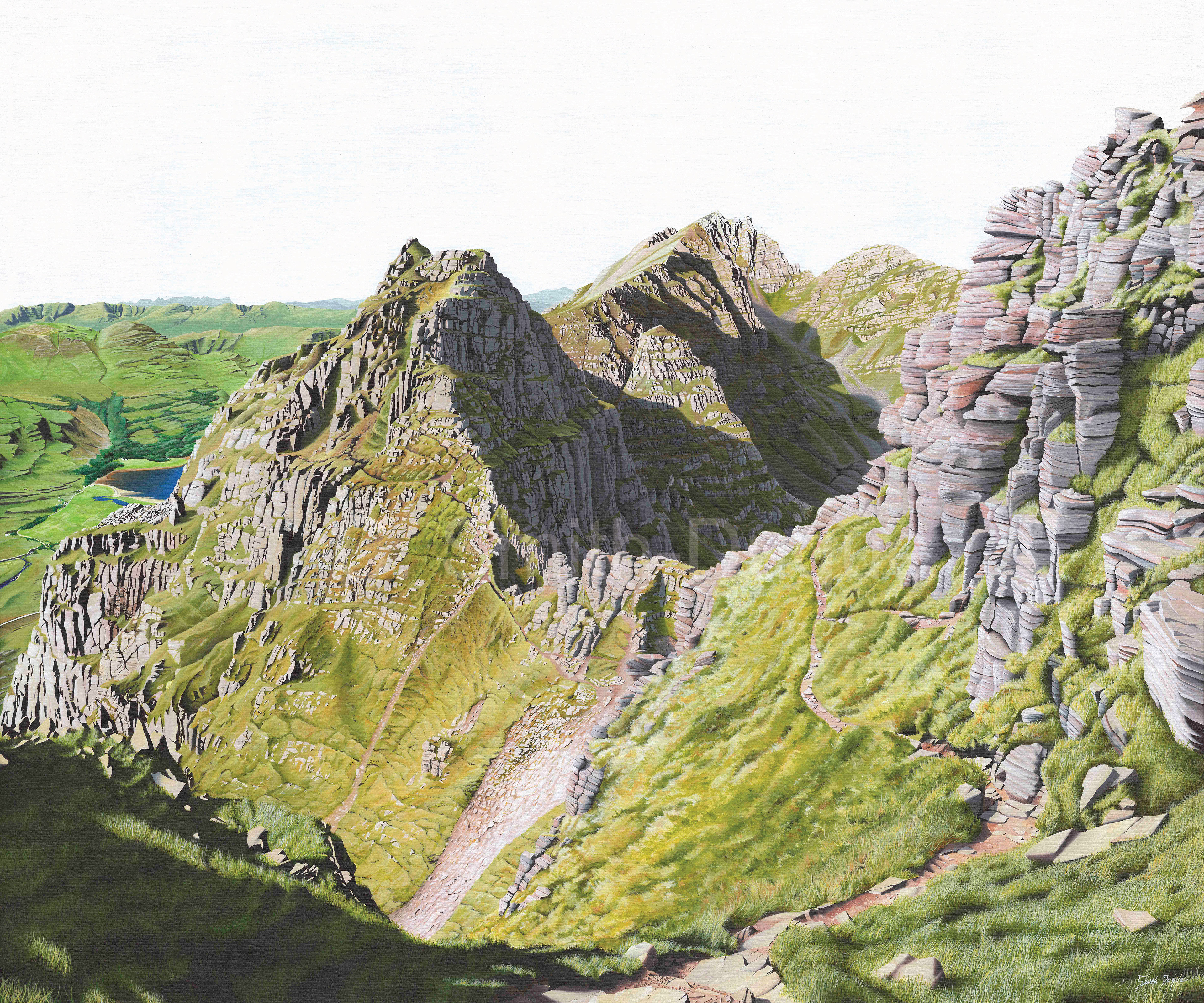 Liathach, 120 x 100 cm, Acrylic on canvas