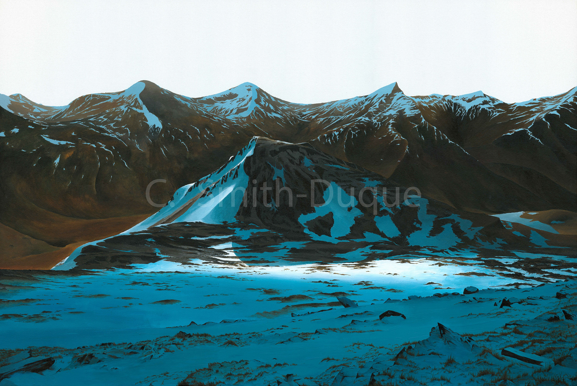The Mamores, 120 x 80 cm, Acrylic on canvas