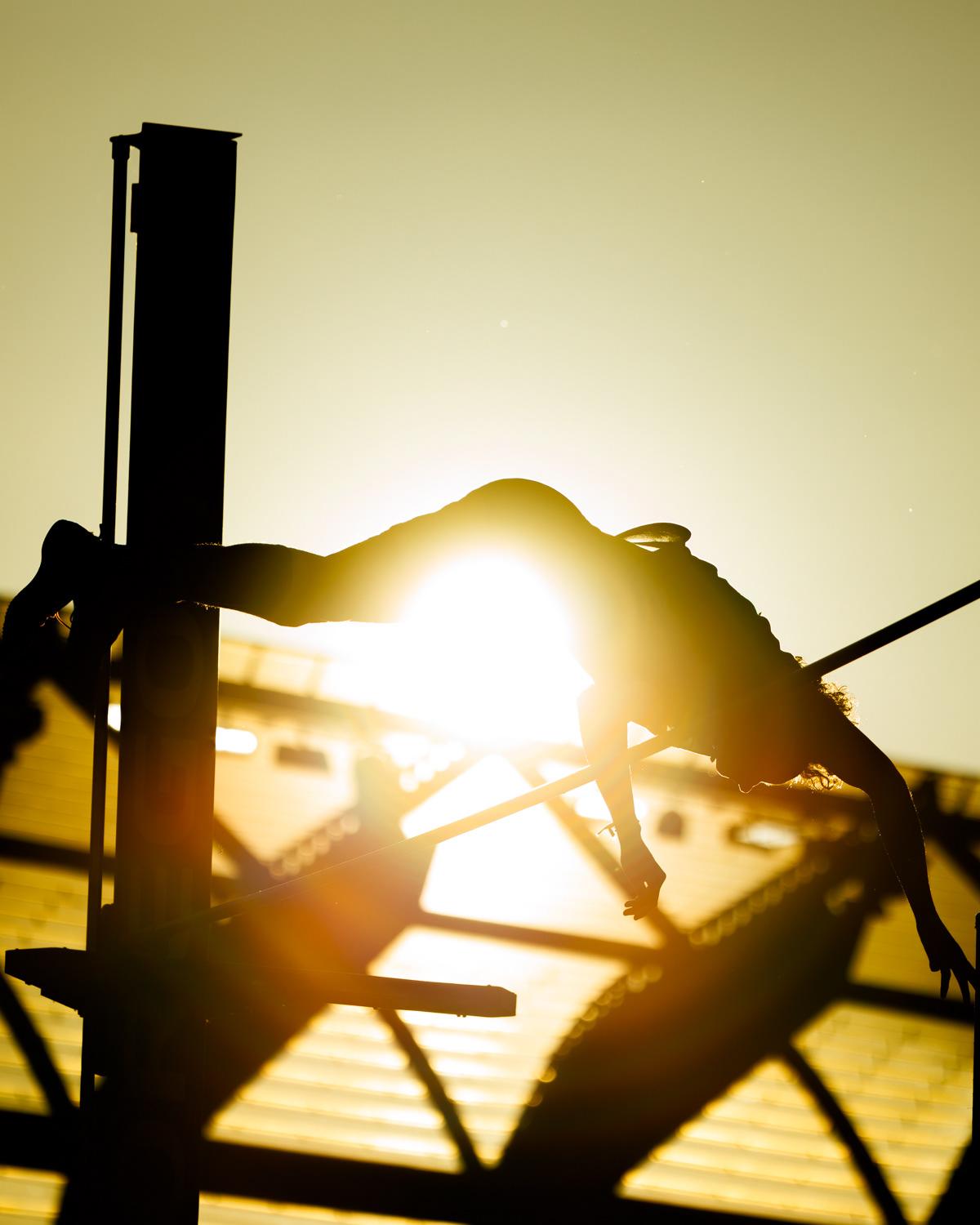 Curved around the sun