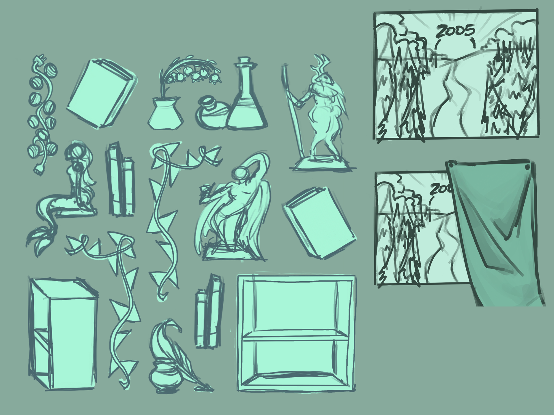 Minigame Concept Art