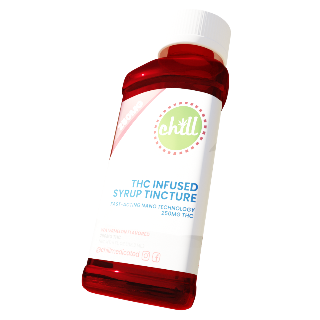 250mg Watermelon - Syrup Bottle Render