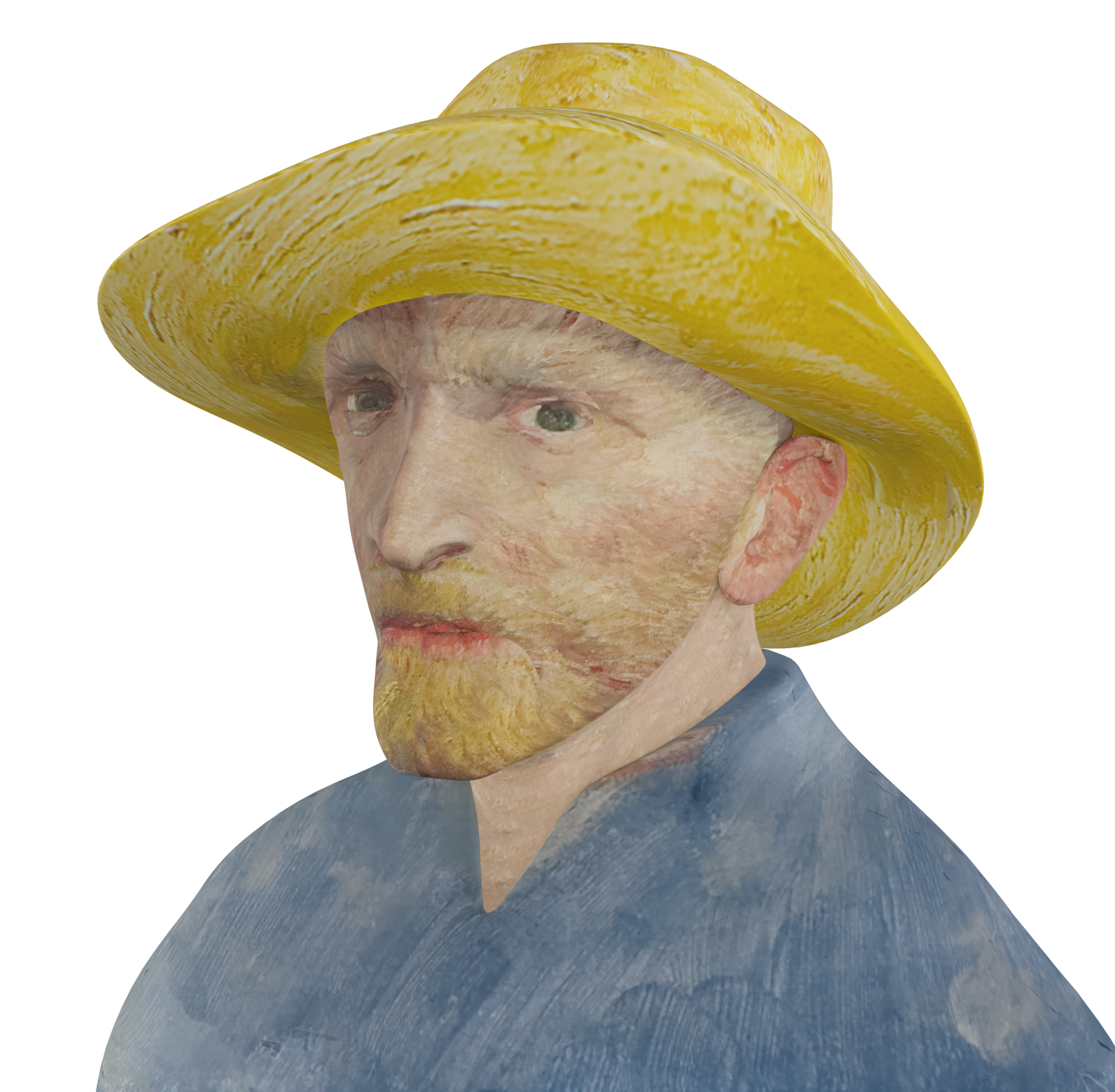 Van Gogh Head Pre-Render